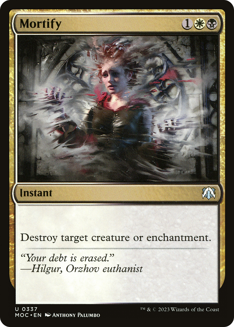 Mortify (337) [March of the Machine Commander] - Deck Out Gaming