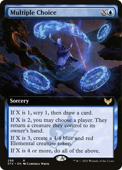 Multiple Choice (Extended Art) (298) [Strixhaven: School of Mages] - Deck Out Gaming
