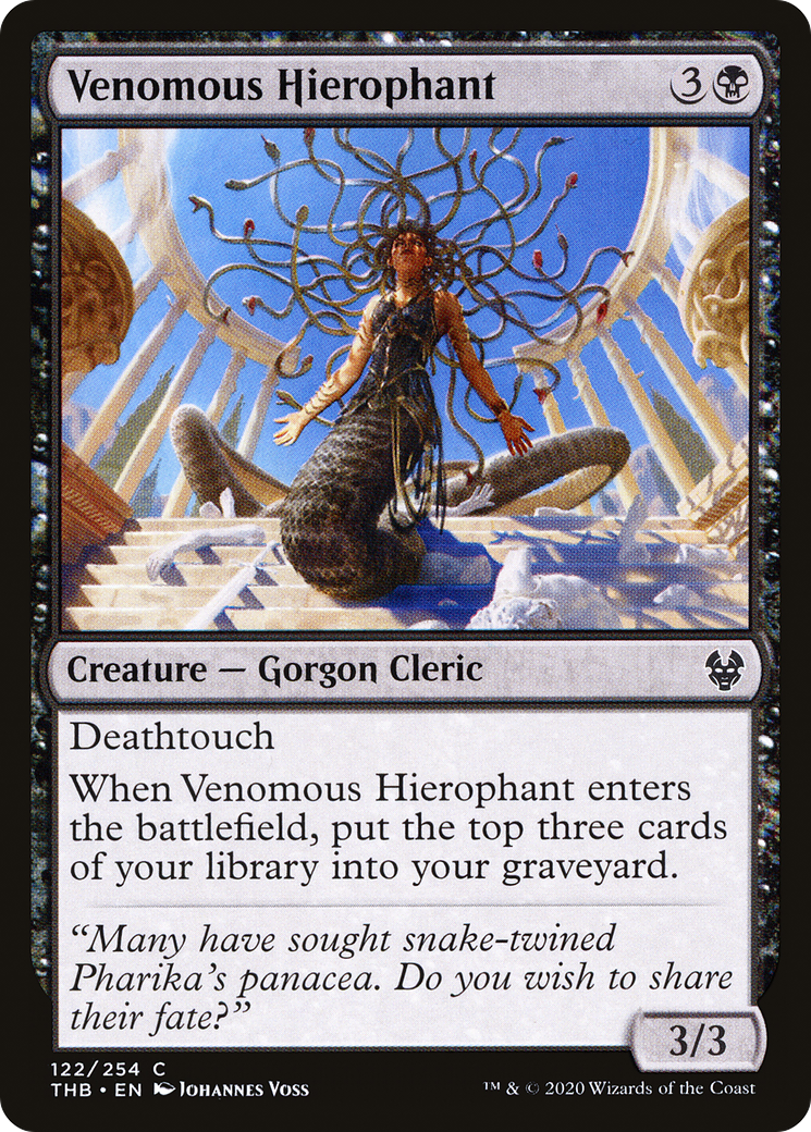 Venomous Hierophant (122) [Theros Beyond Death] - Deck Out Gaming