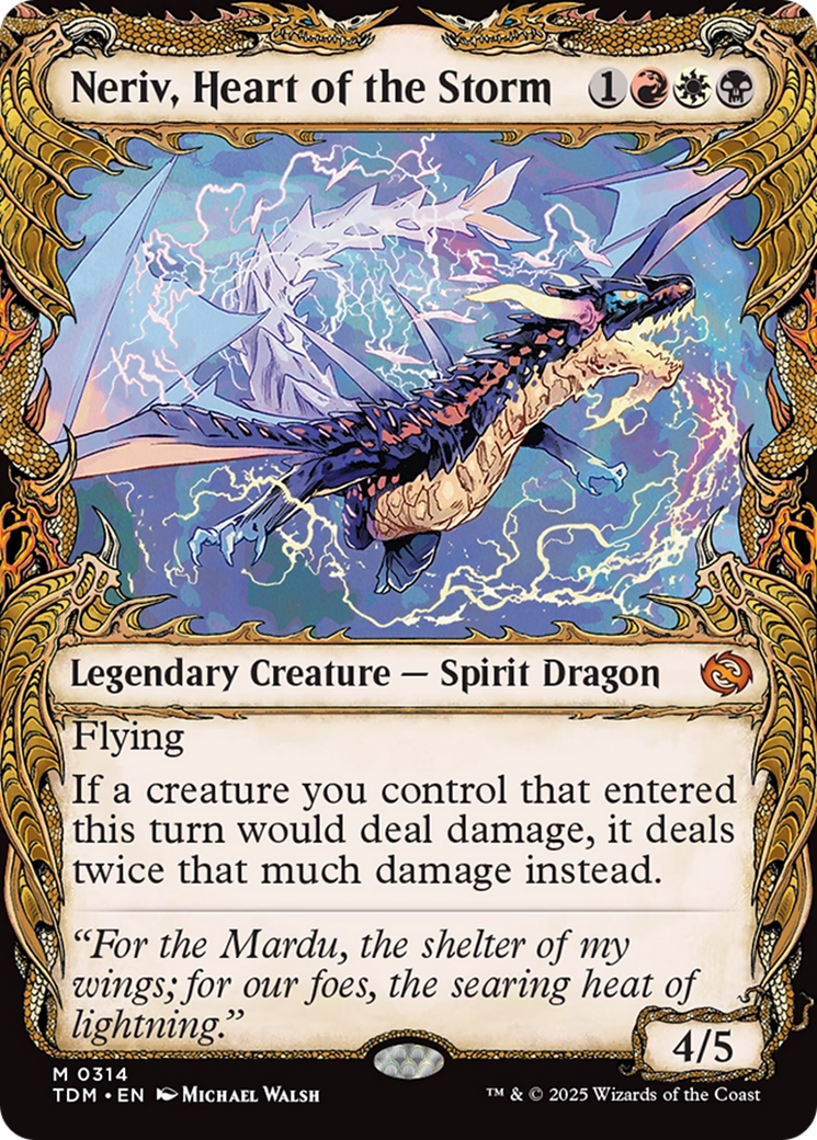 Neriv, Heart of the Storm (Showcase) (314) [Tarkir: Dragonstorm] foil - Deck Out Gaming