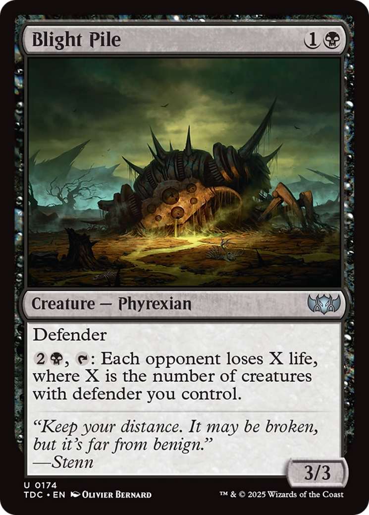 Blight Pile (174) [Commander: Tarkir: Dragonstorm] - Deck Out Gaming