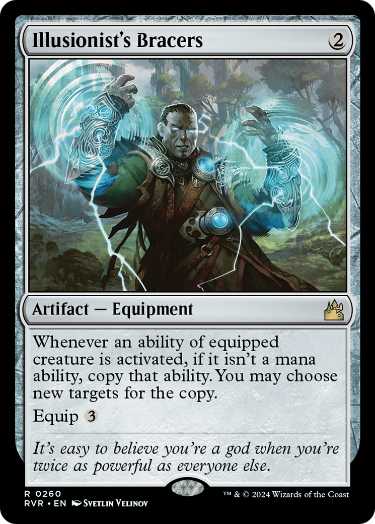 Illusionist's Bracers (260) [Ravnica Remastered] foil - Deck Out Gaming