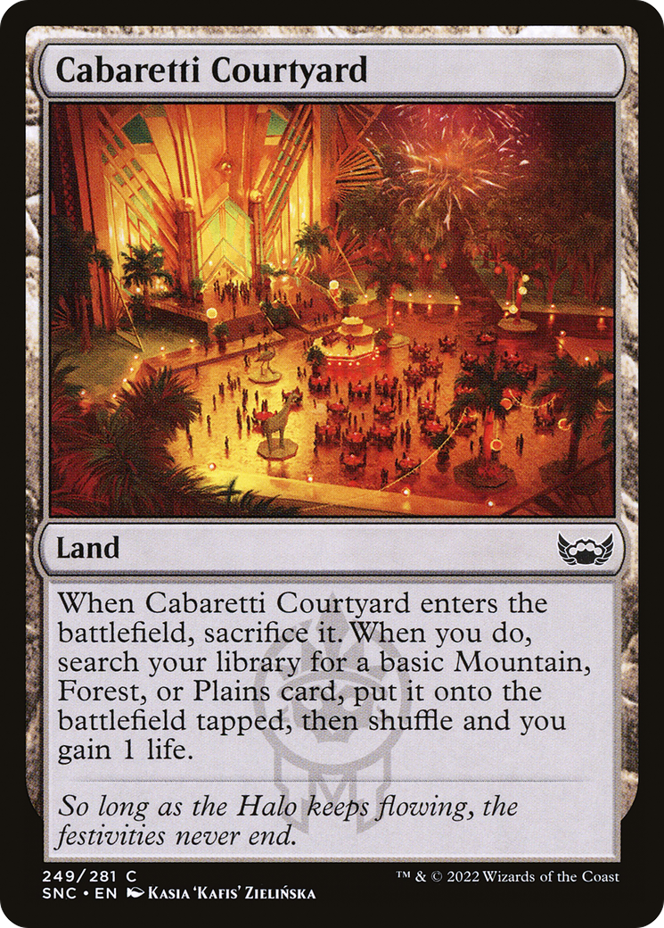 Cabaretti Courtyard (249) [Streets of New Capenna] foil - Deck Out Gaming