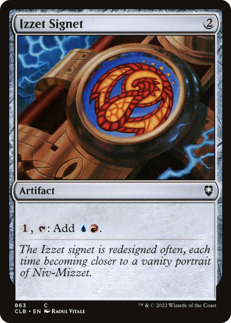 Izzet Signet (863) [Commander Legends: Battle for Baldur's Gate] - Deck Out Gaming