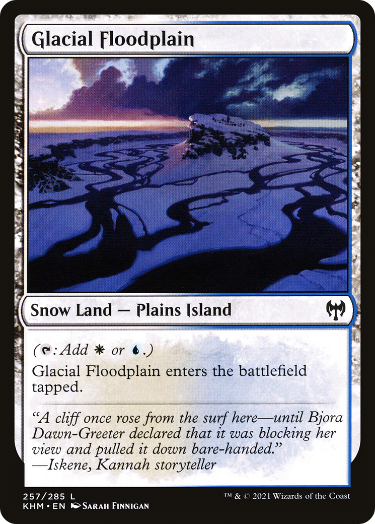 Glacial Floodplain (257) [Kaldheim] - Deck Out Gaming
