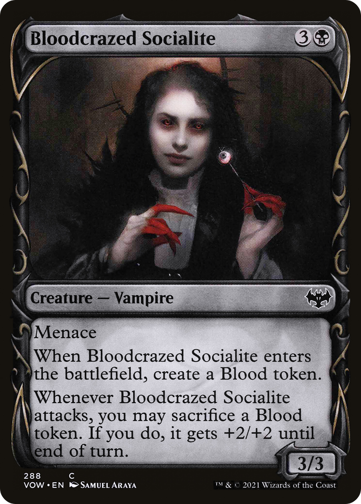 Bloodcrazed Socialite (288) [Innistrad: Crimson Vow] - Deck Out Gaming