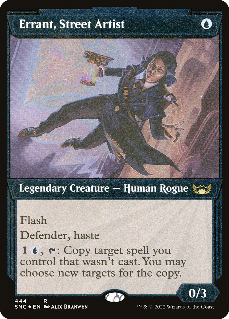 Errant, Street Artist (Showcase) (Foil Etched) (444) [Streets of New Capenna] foil - Deck Out Gaming