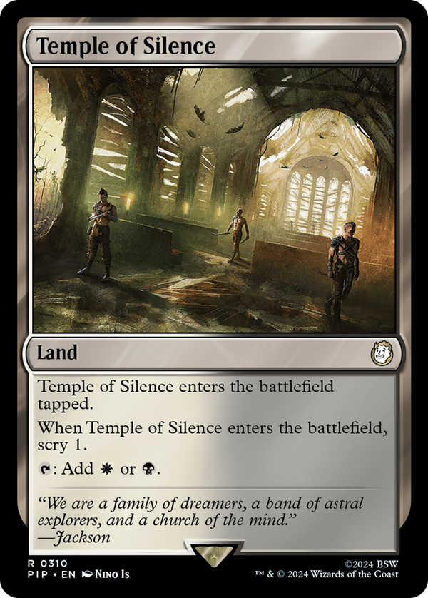 Temple of Silence (310) [Fallout] foil - Deck Out Gaming