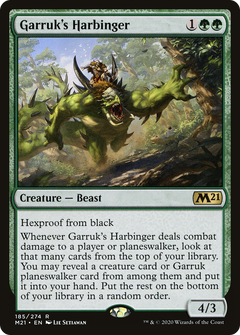 Garruk's Harbinger (185) [Core Set 2021] foil - Deck Out Gaming