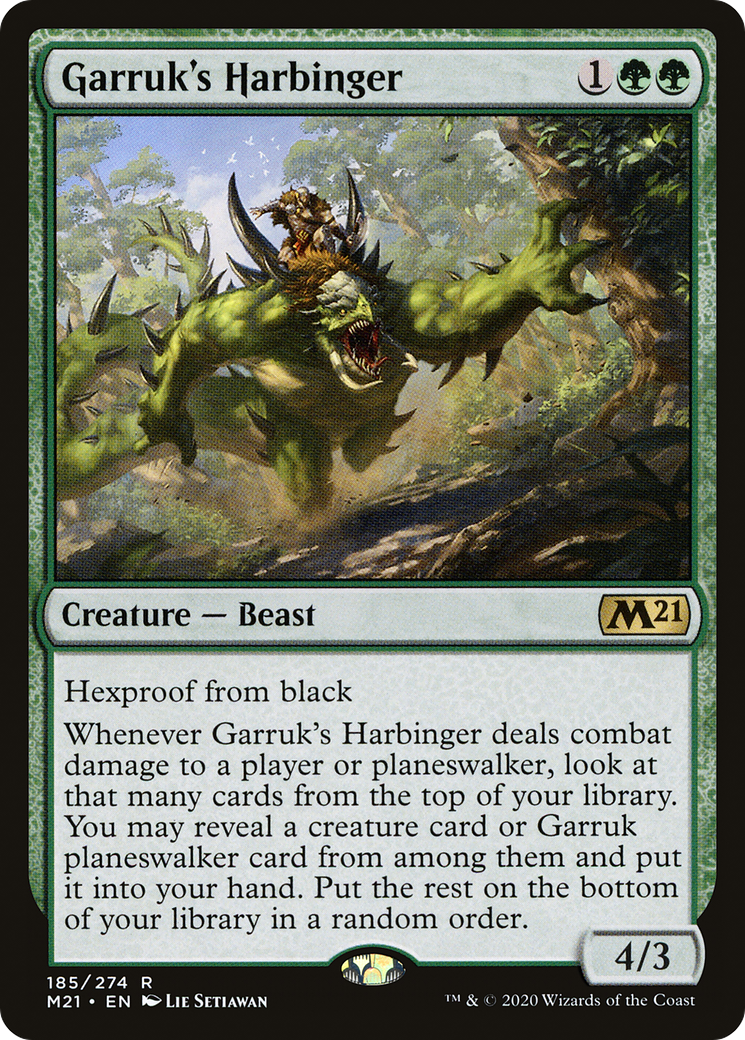 Garruk's Harbinger (185) [Core Set 2021] foil - Deck Out Gaming