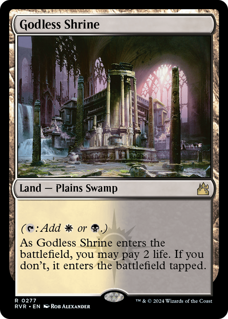 Godless Shrine (277) [Ravnica Remastered] foil - Deck Out Gaming