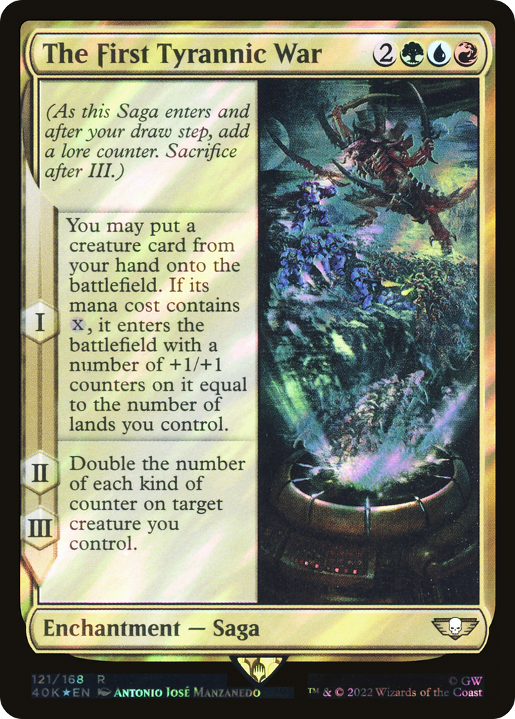 The First Tyrannic War (Surge Foil) (121) [Warhammer 40,000 Commander] foil - Deck Out Gaming