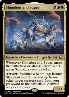 Slimefoot and Squee (447) [Prerelease Cards] foil - Deck Out Gaming