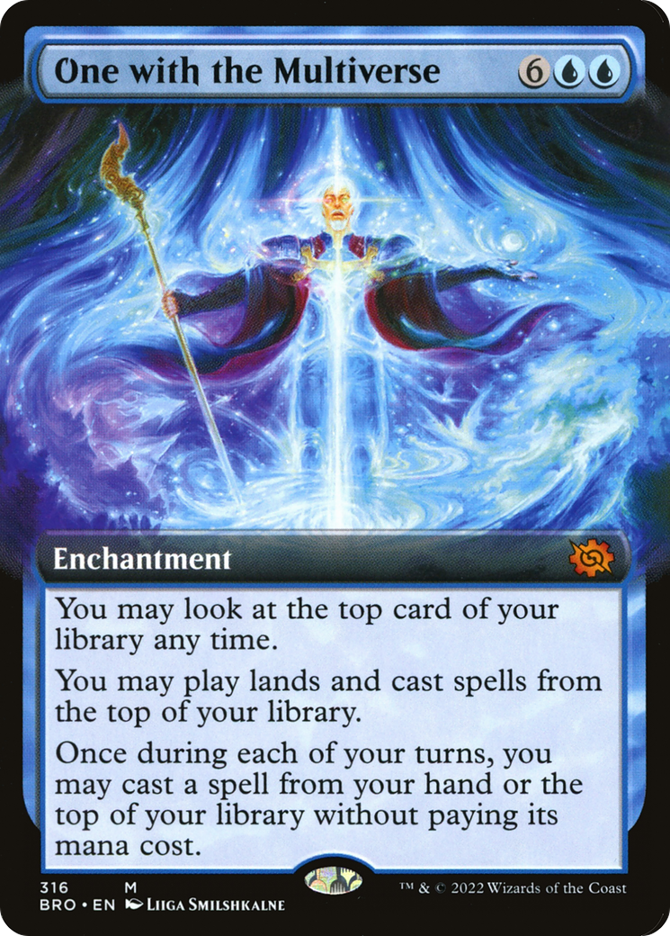 One with the Multiverse (Extended Art) (316) [The Brothers' War] - Deck Out Gaming