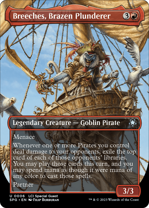 Breeches, Brazen Plunderer (Borderless) (6) [Special Guests] foil - Deck Out Gaming