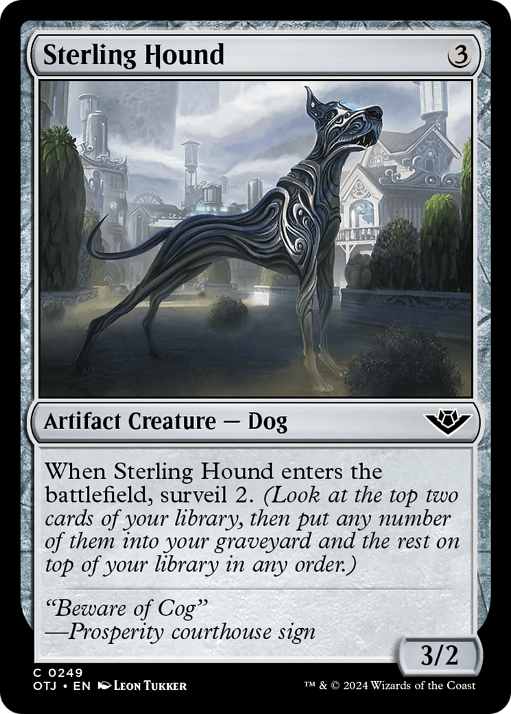 Sterling Hound (249) [Outlaws of Thunder Junction] - Deck Out Gaming