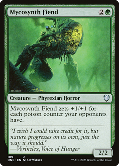 Mycosynth Fiend (109) [Commander: Phyrexia: All Will Be One] - Deck Out Gaming