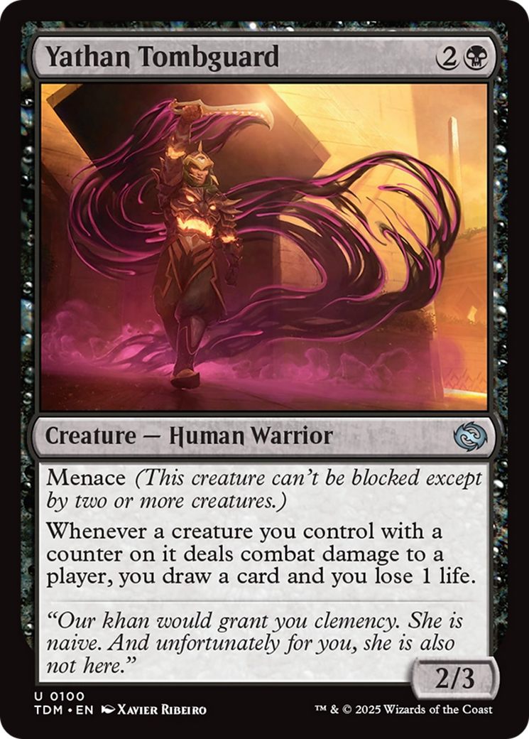 Yathan Tombguard (100) [Tarkir: Dragonstorm] foil - Deck Out Gaming