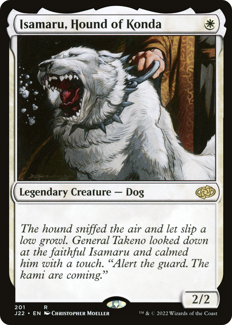 Isamaru, Hound of Konda (201) [Jumpstart 2022] - Deck Out Gaming