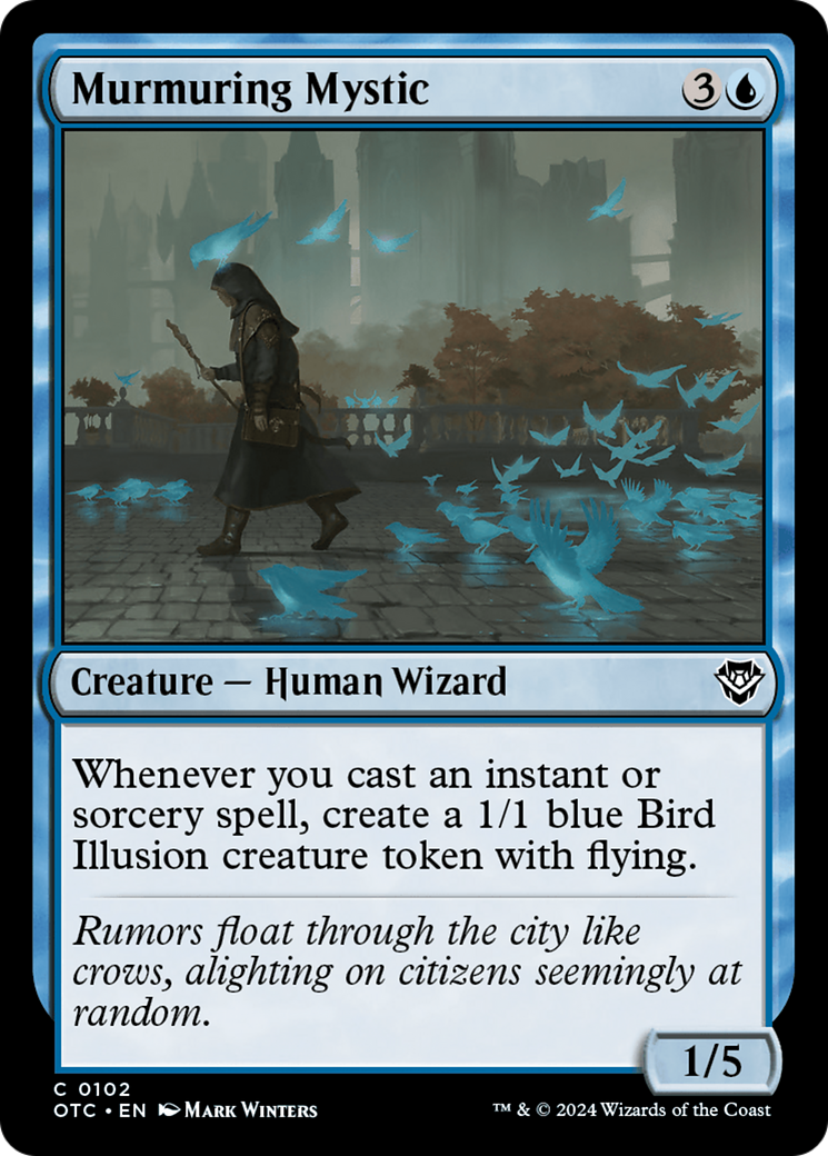 Murmuring Mystic (102) [Outlaws of Thunder Junction Commander] - Deck Out Gaming