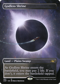 Godless Shrine (Borderless) (282) [Unfinity] - Deck Out Gaming