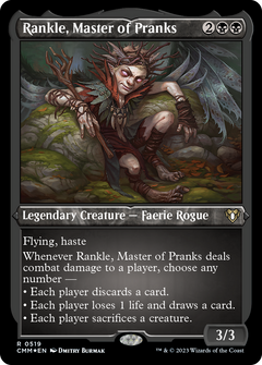 Rankle, Master of Pranks (519) [Commander Masters] etched - Deck Out Gaming