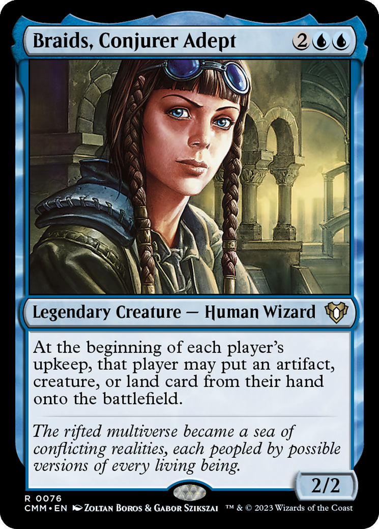 Braids, Conjurer Adept (76) [Commander Masters] foil - Deck Out Gaming