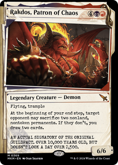 Rakdos, Patron of Chaos (Showcase) (0369) (369) [Murders at Karlov Manor] - Deck Out Gaming