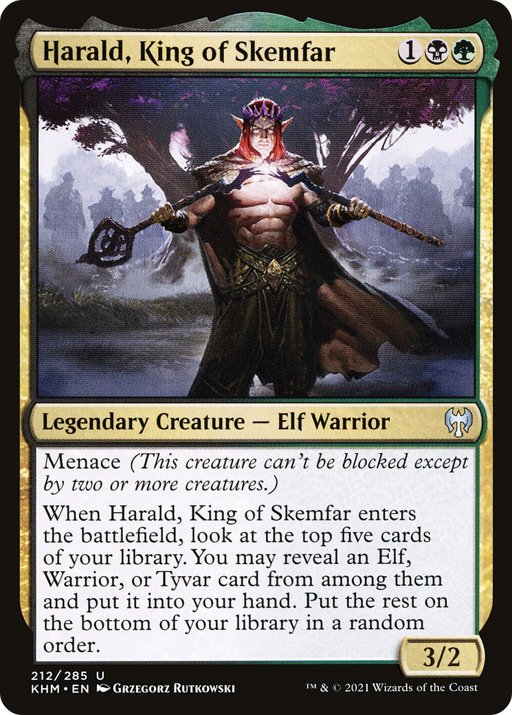 Harald, King of Skemfar (212) [Kaldheim] - Deck Out Gaming