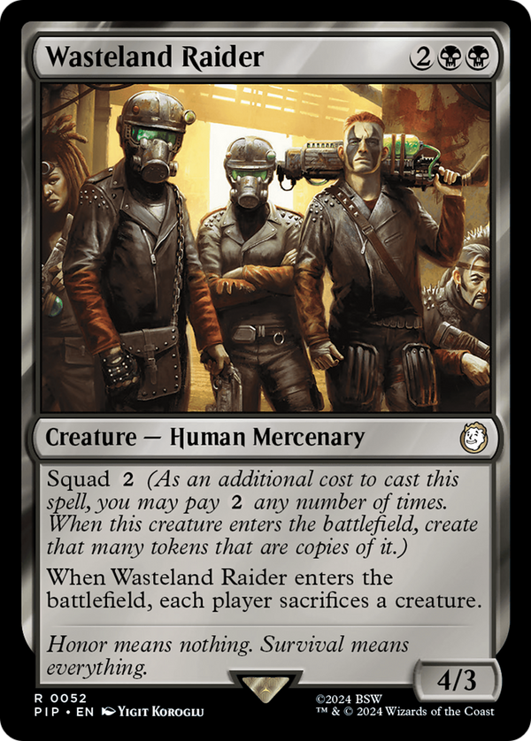 Wasteland Raider (52) [Fallout] - Deck Out Gaming