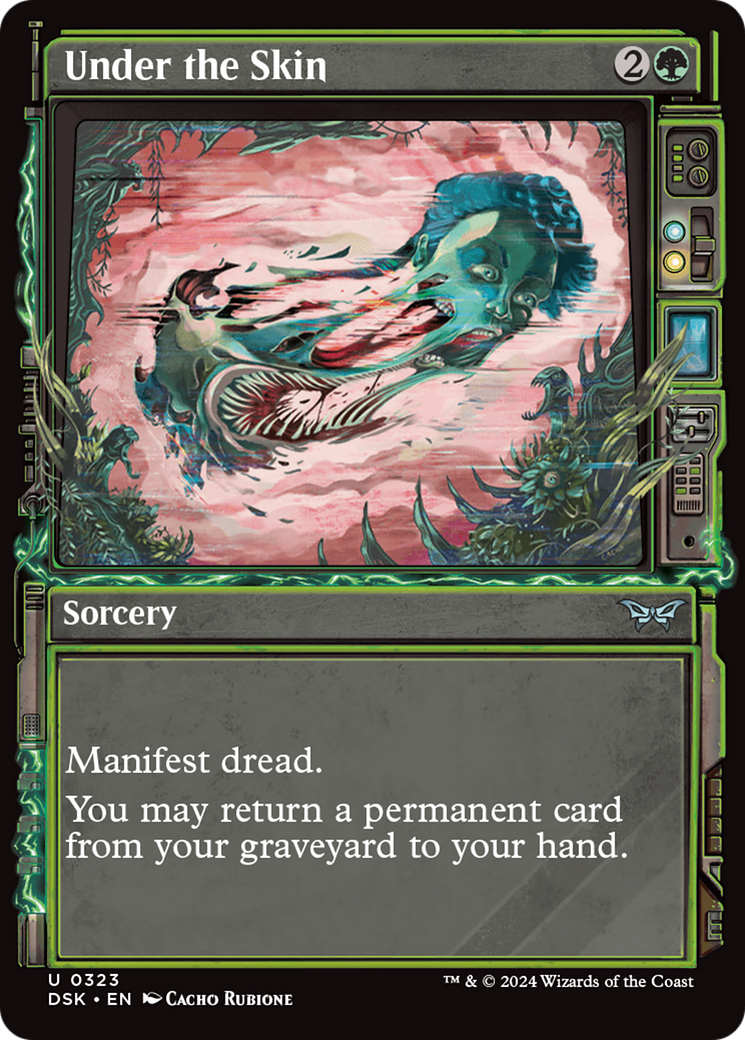Under the Skin (Showcase) (323) [Duskmourn: House of Horror] foil - Deck Out Gaming