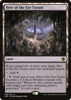 Hive of the Eye Tyrant (258) [Adventures in the Forgotten Realms] foil - Deck Out Gaming