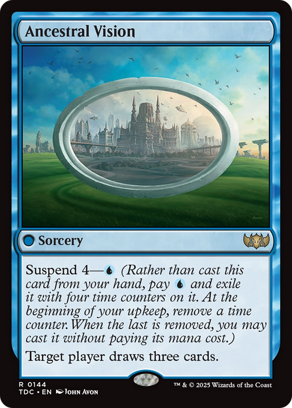 Ancestral Vision (144) [Commander: Tarkir: Dragonstorm] - Deck Out Gaming
