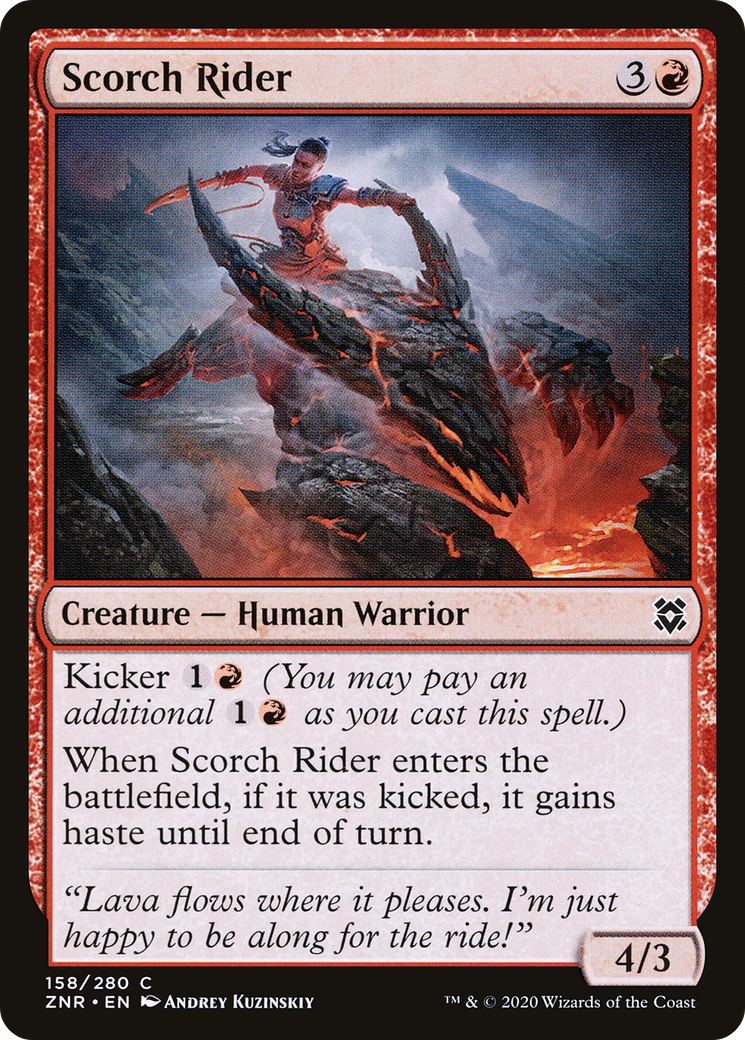 Scorch Rider (158) [Zendikar Rising] foil - Deck Out Gaming