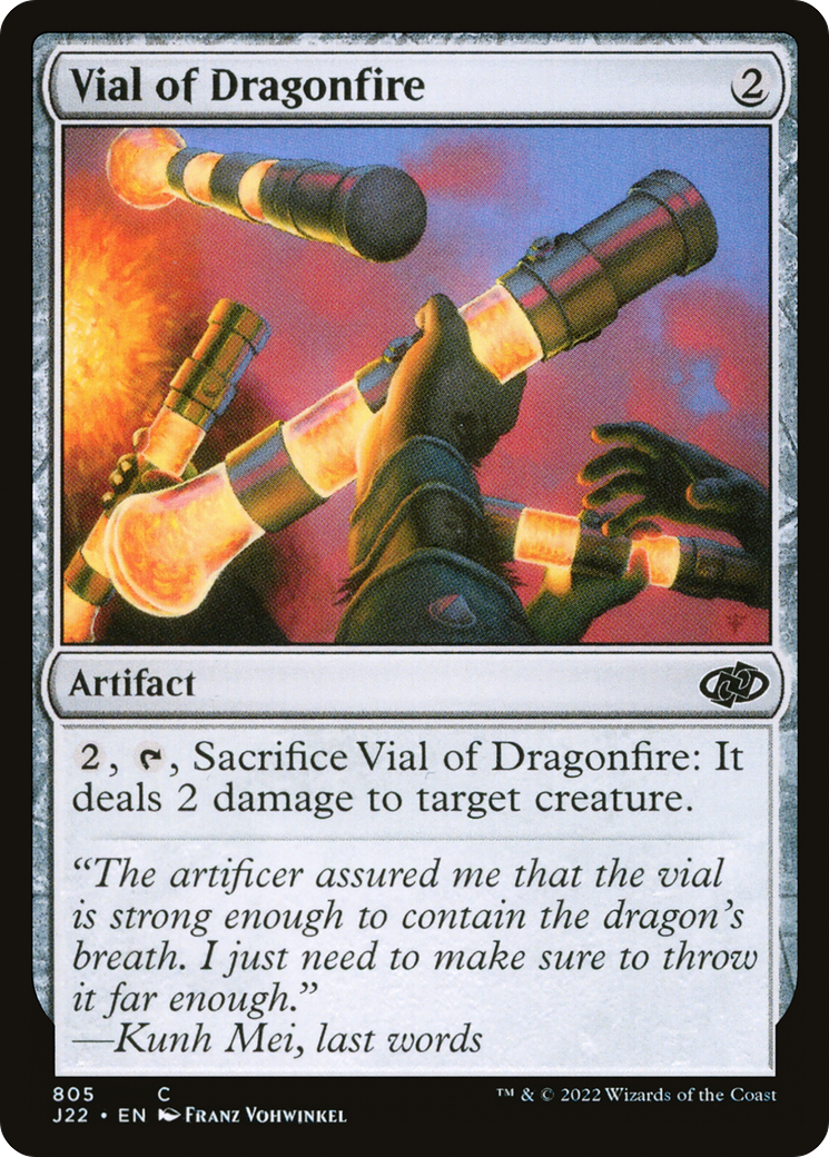 Vial of Dragonfire (805) [Jumpstart 2022] - Deck Out Gaming
