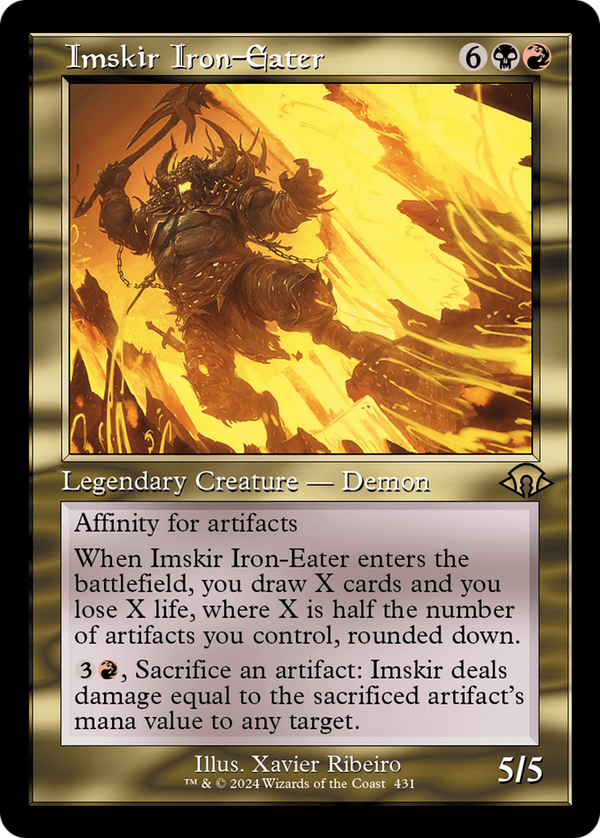 Imskir Iron-Eater (Retro Frame) (431) [Modern Horizons 3] foil - Deck Out Gaming