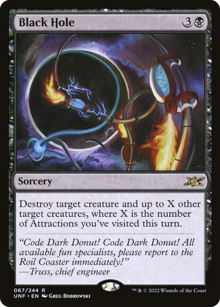 Black Hole (67) [Unfinity] foil - Deck Out Gaming