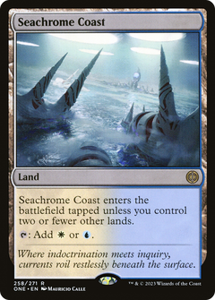 Seachrome Coast (258) [Phyrexia: All Will Be One] foil - Deck Out Gaming
