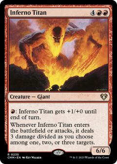 Inferno Titan (235) [Commander Masters] foil - Deck Out Gaming