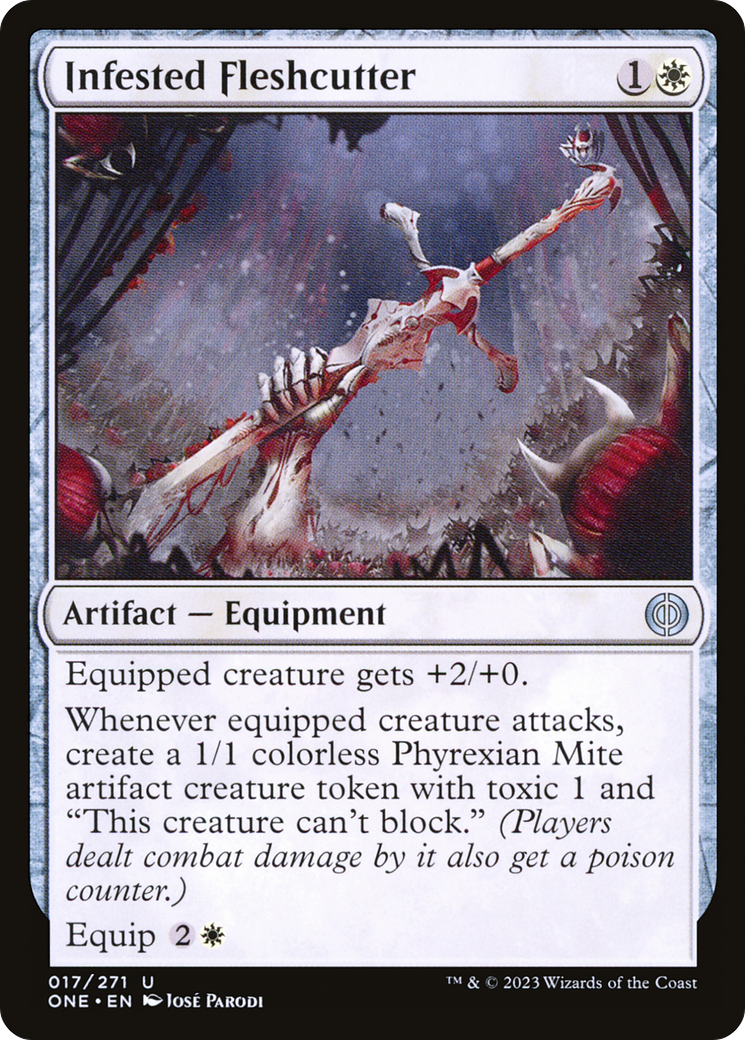 Infested Fleshcutter (17) [Phyrexia: All Will Be One] - Deck Out Gaming