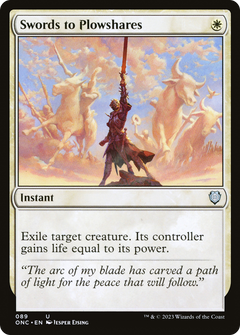 Swords to Plowshares (89) [Commander: Phyrexia: All Will Be One] - Deck Out Gaming