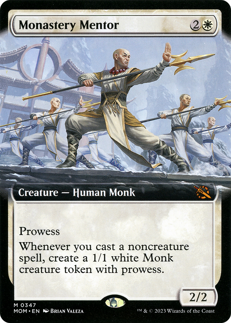 Monastery Mentor (Extended Art) (347) [March of the Machine] - Deck Out Gaming