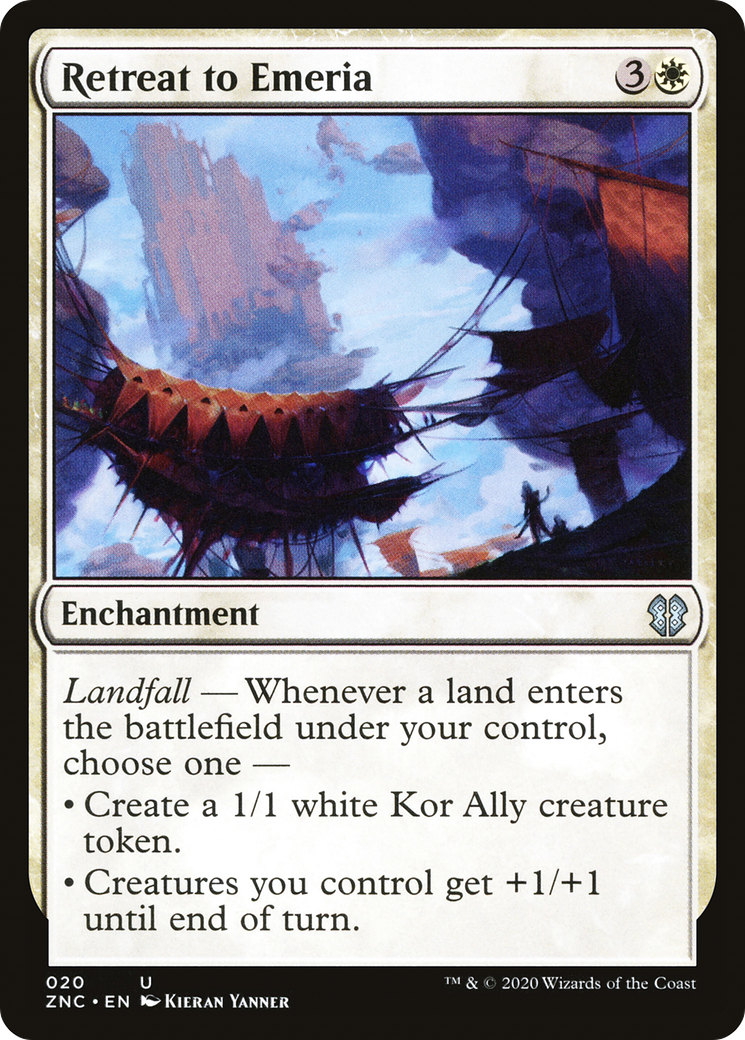 Retreat to Emeria (20) [Zendikar Rising Commander] - Deck Out Gaming