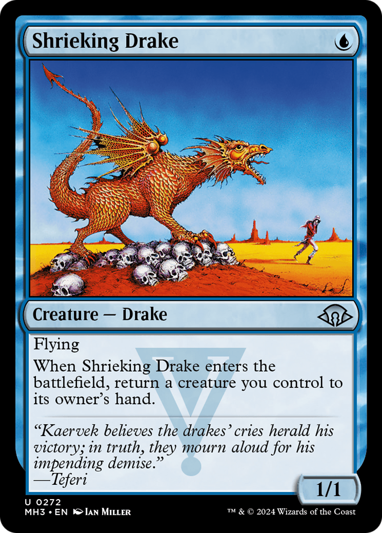 Shrieking Drake (272) [Modern Horizons 3] foil - Deck Out Gaming