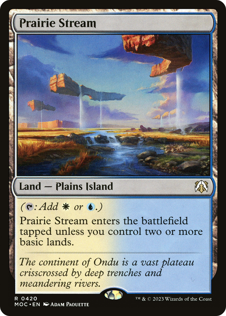 Prairie Stream (420) [March of the Machine Commander] - Deck Out Gaming