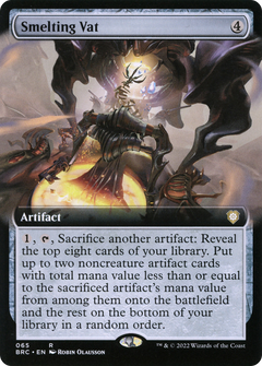 Smelting Vat (Extended Art) (65) [Commander: The Brothers' War] - Deck Out Gaming