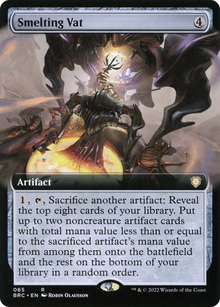 Smelting Vat (Extended Art) (65) [Commander: The Brothers' War] - Deck Out Gaming