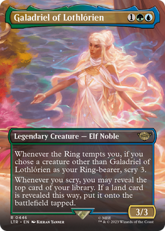 Galadriel of Lothlorien (Borderless) (446) [The Lord of the Rings: Tales of Middle-earth] foil - Deck Out Gaming