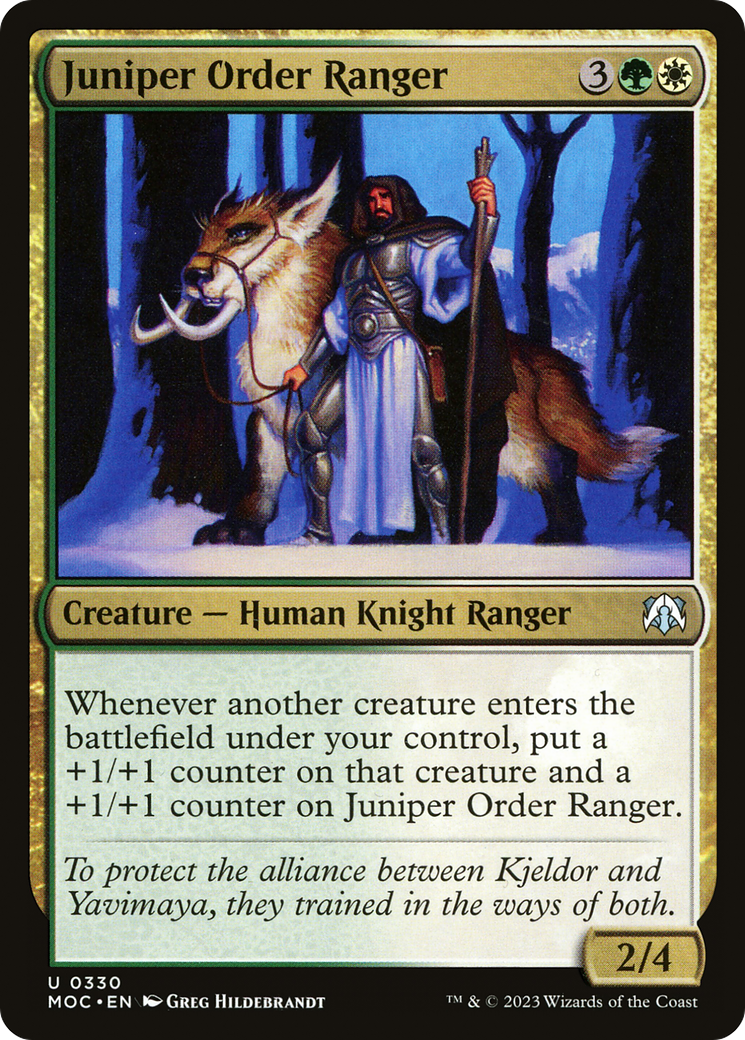 Juniper Order Ranger (330) [March of the Machine Commander] - Deck Out Gaming