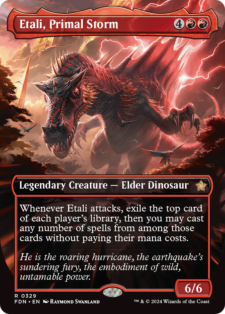 Etali, Primal Storm (Borderless) (329) [Foundations] - Deck Out Gaming